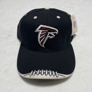 Atlanta Falcons Black NFL Cap Velcro Strapback with Logo